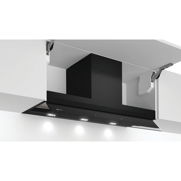 Neff D95XAM2S0B N 70 Integrated Design Hood 90 cm clear glass black printed