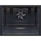 AEG 3000 Series BEX535A61B Air Fry Electric Single Built in Oven with Retractable Dials in Black