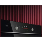 AEG 5000 Series GA5CB501AB Surround Cook with Steam Bake Electric Single Built in Oven with Retractable Dials Black