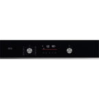 AEG 5000 Series GA5PB501AB Surround Cook with Steam Bake Electric Single Built In Oven with Retractable Dials Black