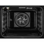 AEG 6000 Series BPK355061B Steam Bake Electric Single Built in Oven with Retractable Dials in Black