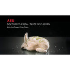 AEG 7000 Series BSE778380T Steam Crisp Electric Single Built In Oven with Touch Controls Black