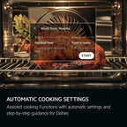AEG 8000 Series TB8SB731AB Meal Assist with Steam Pro Electric Single Built in Oven with Touch Controls