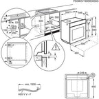 AEG BSE782380M 59.5cm Built In Electric Single Oven Anti Fingerprint Stainless Steel