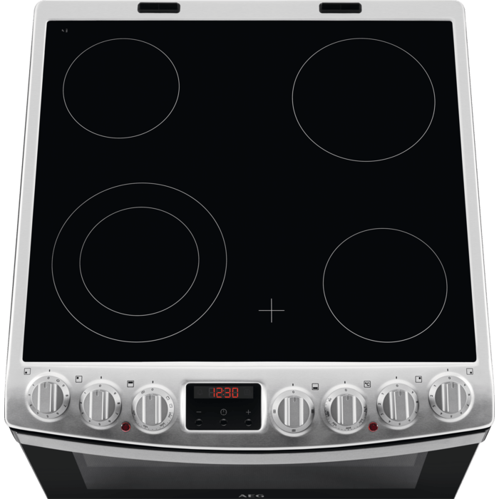 AEG CCB6740ACM SteamBake Ceramic Double Electric Cooker