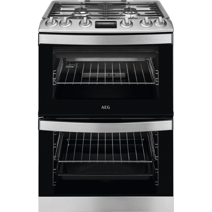 AEG CGB6130ACM Gas Cooker with Double Oven