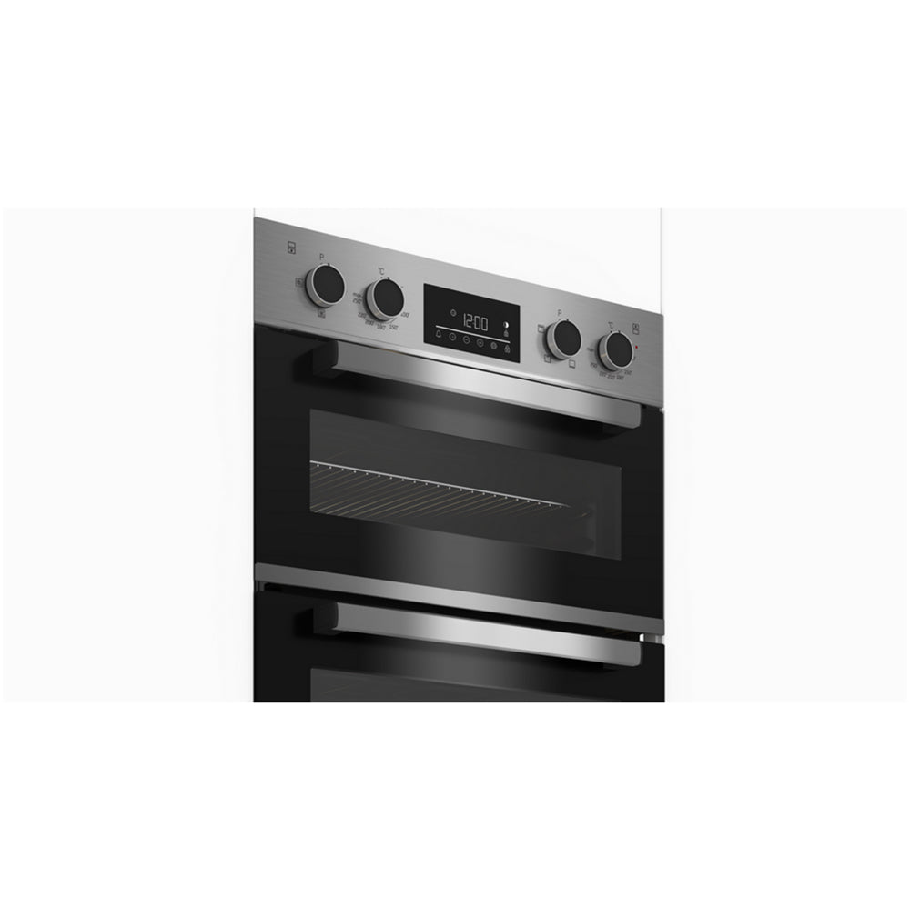 Beko CDFY22309X 60cm Built In Double Oven Stainless Steel