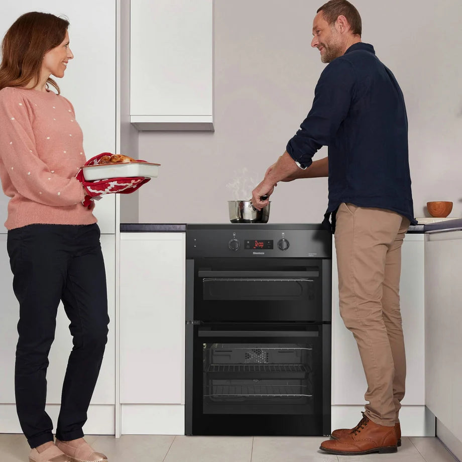 Blomberg HIN651N 60cm Electric Cooker Double Oven with Induction Hob
