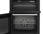 Blomberg HKRN651W 60cm Double Oven Electric Cooker with Vitroceramic Hob White