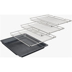 Bosch MBA533BS3B Series 4 60cm Built In Double Electric Oven Stainless Steel