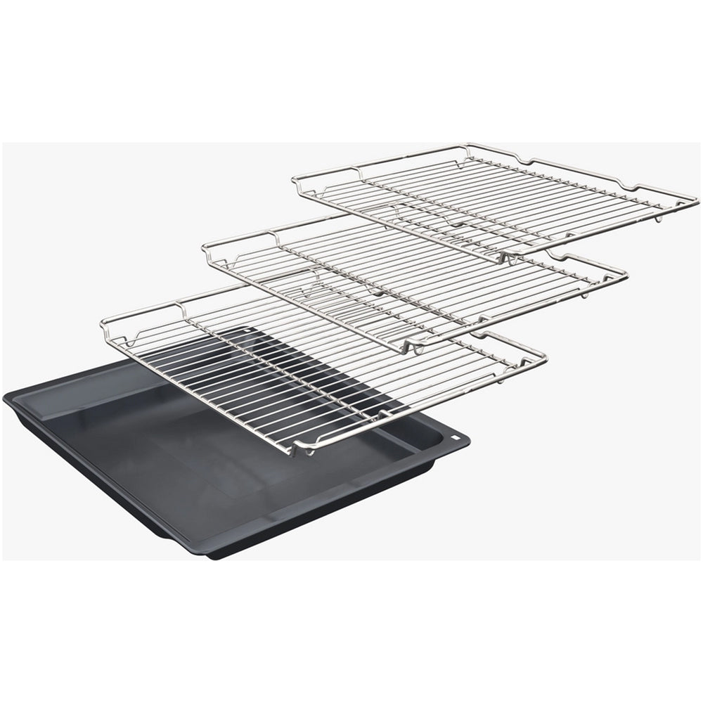 Bosch MBA533BS3B Series 4 60cm Built In Double Electric Oven Stainless Steel