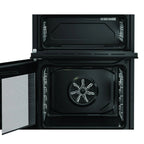 Hotpoint HDE6VDC2B1 60cm Double Oven Electric Cooker with Ceramic Hob in Black