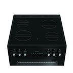 Hotpoint HDE6VDC2B1 60cm Double Oven Electric Cooker with Ceramic Hob in Black