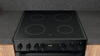 Hotpoint HDEU67V9C2B UK 60cm Freestanding Electric Cooker Double Oven with Ceramic Hob Black