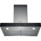 Hotpoint PHBS68FLTIX1 60cm Wall Mounted Cooker Hood Stainless Steel