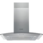 Indesit IHGC65LMX Cooker Hood Stainless Steel