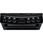 Zanussi ZCG43250BA Gas Cooker with Double Oven Black
