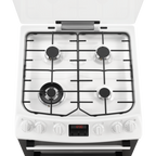 Zanussi ZCG43250WA Gas Cooker with Double Oven White