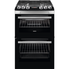 Zanussi ZCG43250XA Gas Cooker with Double Oven Stainless Steel