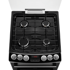 Zanussi ZCG43250XA Gas Cooker with Double Oven Stainless Steel