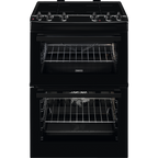 Zanussi ZCI66080BA Induction Electric Cooker with Double Oven