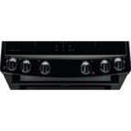 Zanussi ZCI66080BA Induction Electric Cooker with Double Oven
