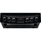 Zanussi ZCV46250BA Ceramic Electric Cooker with Double Oven Black