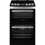 Zanussi ZCV46250XA Ceramic Electric Cooker with Double Oven Stainless Steel