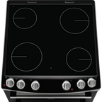 Zanussi ZCV66050XA Ceramic Electric Cooker with Double Oven Stainless Steel