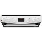 Zanussi ZCV66250WA Ceramic Electric Cooker with Double Oven White